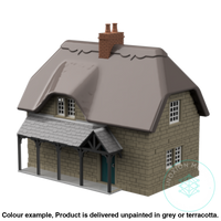Fm009A – Thatched Cottage Oo/Ho Scale Oo Building