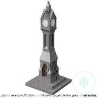 Fm303 – English Town Clock Oo/Ho Scale Oo Building