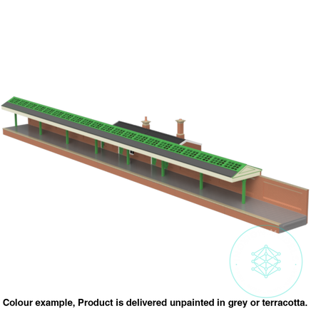 Fm800C – Station Building Platform 2 Oo/Ho Scale Oo