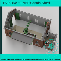 Fm806A – Lner Goods Shed Oo/Ho Scale Oo Building