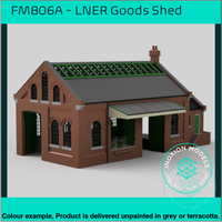 Fm806A – Lner Goods Shed Oo/Ho Scale Oo Building