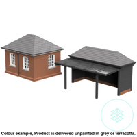 Fm811A – Lner Tram Station Oo/Ho Scale Oo Building