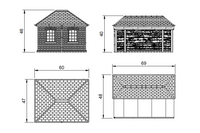 FM811A – LNER Tram Station OO/HO Scale OO Scale Building