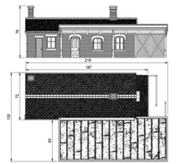 FM812A – GWR Station OO/HO Scale OO Scale Building
