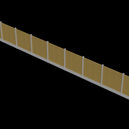 Fo002A – 6Ft Garden Fence Oo/Ho Scale Oo Accessory