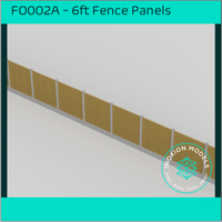 Fo002A – 6Ft Garden Fence Oo/Ho Scale Oo Accessory