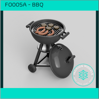 Fo005A – Charcoal Bbqs Oo/Ho Scale Oo Accessory