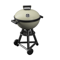 Fo005A – Charcoal Bbqs Oo/Ho Scale Oo Accessory