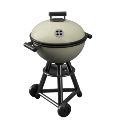 Fo005A – Charcoal Bbqs Oo/Ho Scale Oo Accessory
