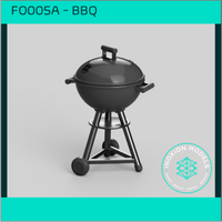 Fo005A – Charcoal Bbqs Oo/Ho Scale Oo Accessory