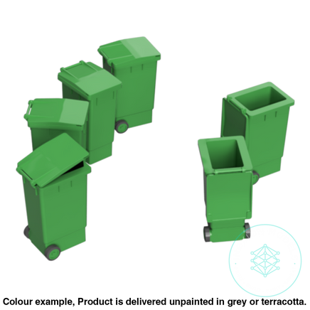 Fo101A – Wheelie Bins Oo/Ho Scale Oo Accessory
