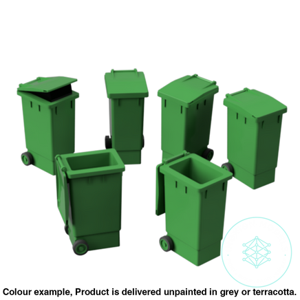 Fo101A – Wheelie Bins Oo/Ho Scale Oo Accessory