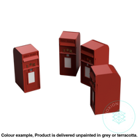 Fo105C – Small Post Box Oo/Ho Scale Oo Accessory