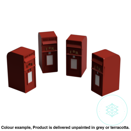 Fo105C – Small Post Box Oo/Ho Scale Oo Accessory