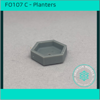 Fo107C – Urban Planters Oo/Ho Scale Oo Accessory