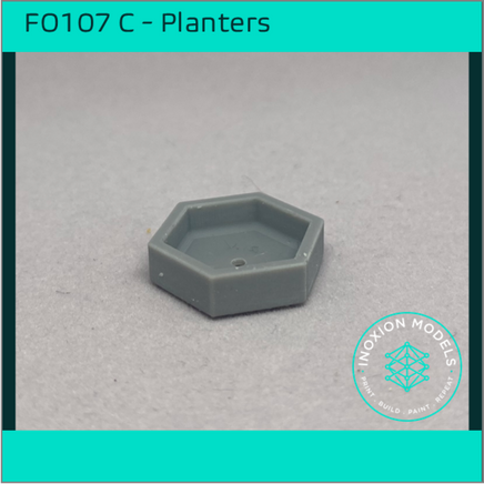 Fo107C – Urban Planters Oo/Ho Scale Oo Accessory