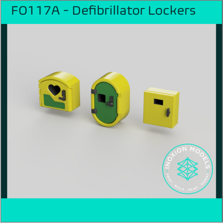 Fo117B – Model Defib Lockers Oo/Ho Scale Oo Accessory
