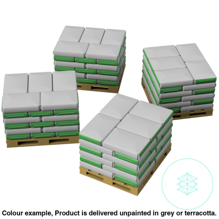 Fo200D – Industrial Pallets Oo/Ho Scale Oo Accessory