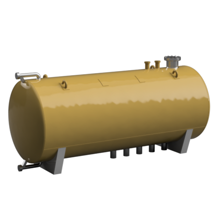 Fo201A – 25M3 Gas Tank Oo/Ho Scale Oo Accessory