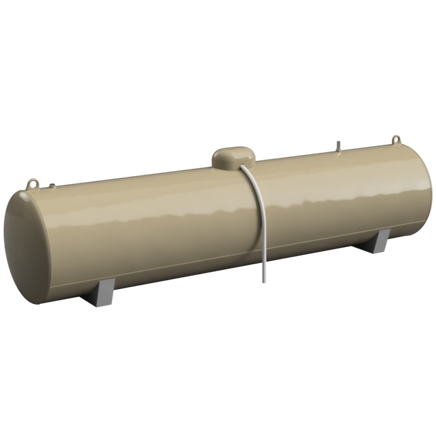 Fo201B – 1740 Ga Gas Tank Oo/Ho Scale Oo Accessory