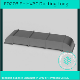 FO203 F – HVAC Ducting Long OO/HO Scale OO Scale Accessory
