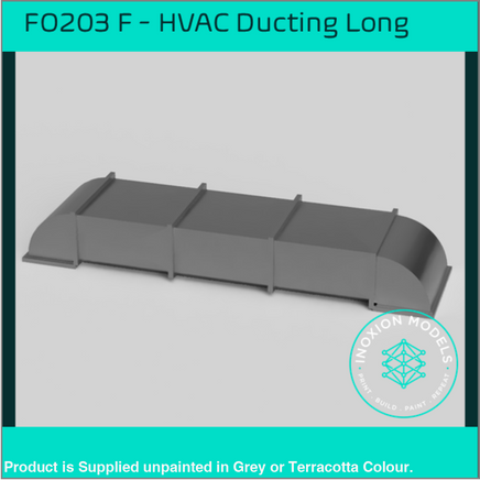 FO203 F – HVAC Ducting Long OO/HO Scale OO Scale Accessory