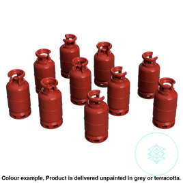 Fo205D – Gas Bottles Oo/Ho Scale Oo Accessory