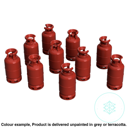 Fo205D – Gas Bottles Oo/Ho Scale Oo Accessory