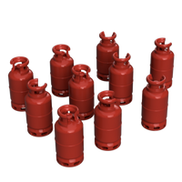 Fo205D – Gas Bottles Oo/Ho Scale Oo Accessory
