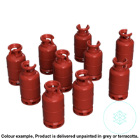 Fo205D – Gas Bottles Oo/Ho Scale Oo Accessory