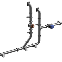 Fo209A – 9’’ Pipes Oo/Ho Scale Oo Accessory