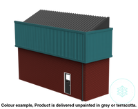 Fo212A – Low Relief Industrial Building Oo/Ho Scale Oo Accessory