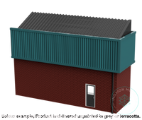 Fo212A – Low Relief Industrial Building Oo/Ho Scale Oo Accessory