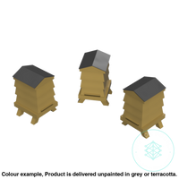 Fo300B – Louvered Beehives Oo/Ho Scale Oo Accessory