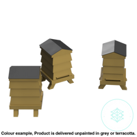 Fo300B – Louvered Beehives Oo/Ho Scale Oo Accessory