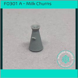 Fo301A – 17 Gallon Milk Churns Oo/Ho Scale Oo Accessory
