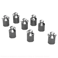 Fo301B – Small Milk Churns Oo/Ho Scale Oo Accessory