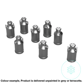 Fo301C – Medium Milk Churns Oo/Ho Scale Oo Accessory