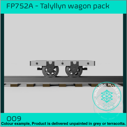 Fp752A – Talyllyn Wagon Pack Oo9 Gauge Oo Scale Rolling Stock