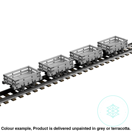 Fp752B – Talyllyn Slate Wagon Pack Oo9 Gauge Oo Scale Rolling Stock