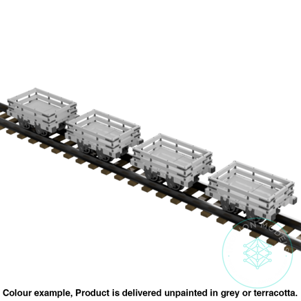 Fp752B – Talyllyn Slate Wagon Pack Oo9 Gauge Oo Scale Rolling Stock