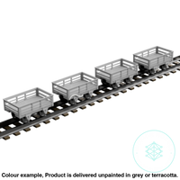 Fp752C – Ffestiniog Slate Wagon Pack Oo9 Gauge Oo Scale Rolling Stock