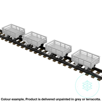 Fp752C – Ffestiniog Slate Wagon Pack Oo9 Gauge Oo Scale Rolling Stock