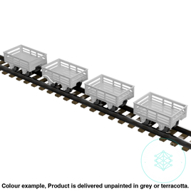 Fp752C – Ffestiniog Slate Wagon Pack Oo9 Gauge Oo Scale Rolling Stock