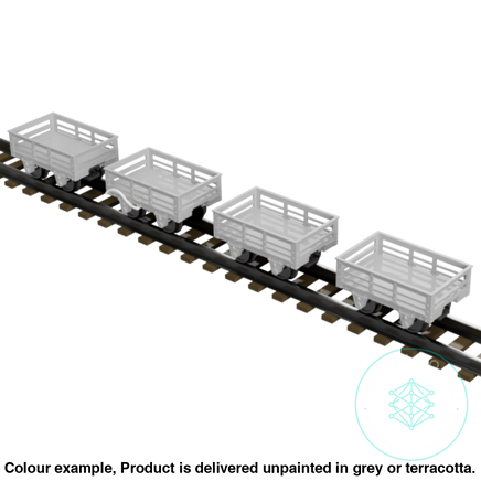 Fp752C – Ffestiniog Slate Wagon Pack Oo9 Gauge Oo Scale Rolling Stock
