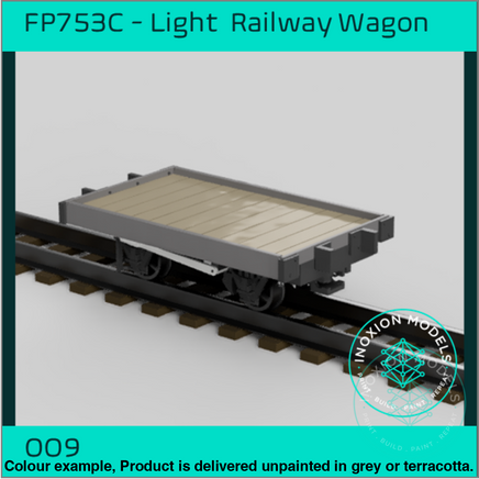 Fp753C – Light Railway Wagon Oo9 Gauge Oo Scale Rolling Stock