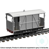 Fp755A – C&Mlr Brake Van Oo9 Gauge Oo Scale Rolling Stock