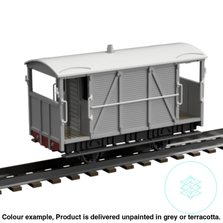 Fp755A – C&Mlr Brake Van Oo9 Gauge Oo Scale Rolling Stock