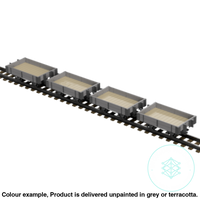 Fpc753B – 4X Light Railway Wagon Pack Oo9 Gauge Oo Scale Rolling Stock