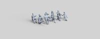 Fr037 Sitting Figure Pack 8